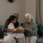 Age Diversity - Little Girl with Her Grandparents